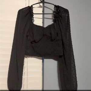 Elegant Black Women's Top